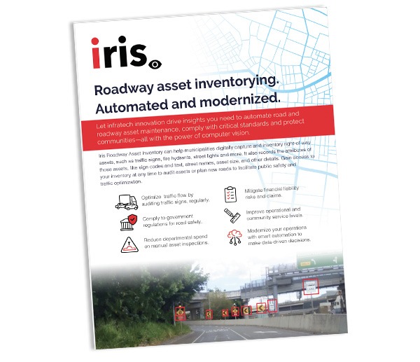 Roadway asset inventory sheet